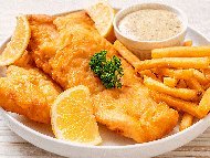          (fish and chips)